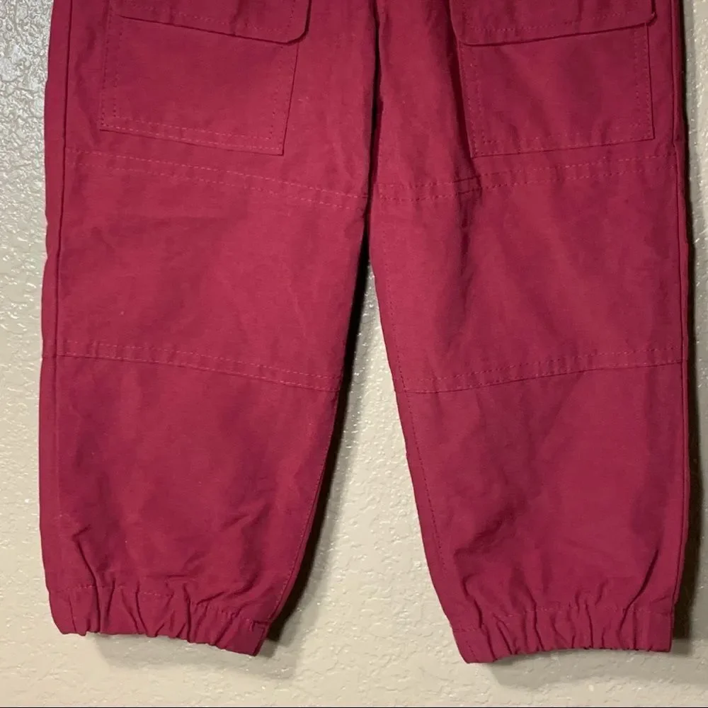 Gymboree toddler boy maroon joggers‎